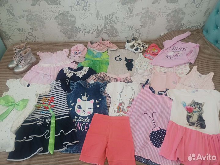 Вещи пакетом на девочку 110-116