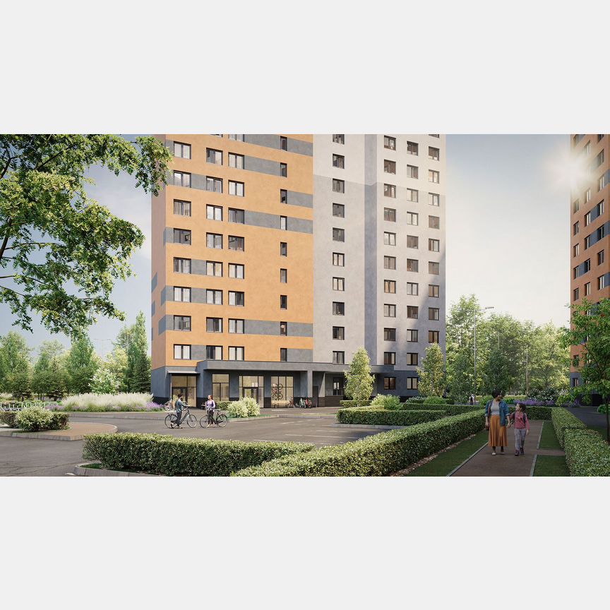 3-к. квартира, 64 м², 15/22 эт.