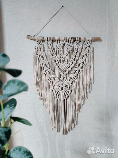 Интерьерное панно, макраме панно