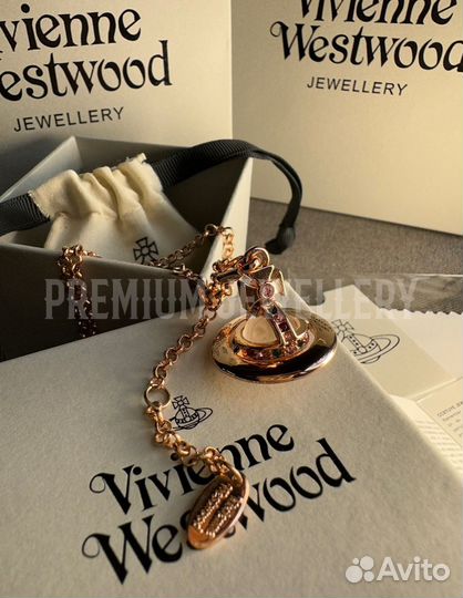 Подвеска кулон Vivienne Westwood цепь gold