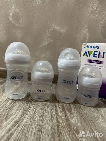 Бутылочки avent с антиколиковым клапаном