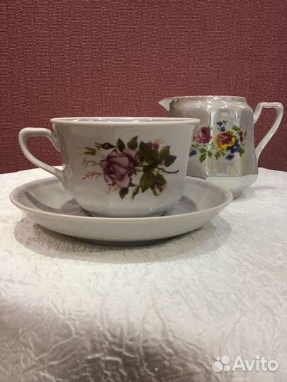 Молочник и чайная пара СССР