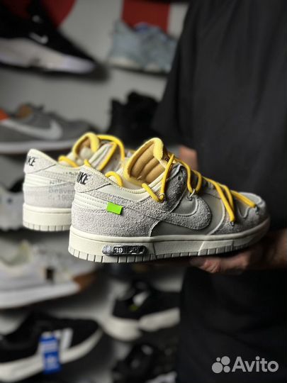 Кроссовки Nike dunk low off white