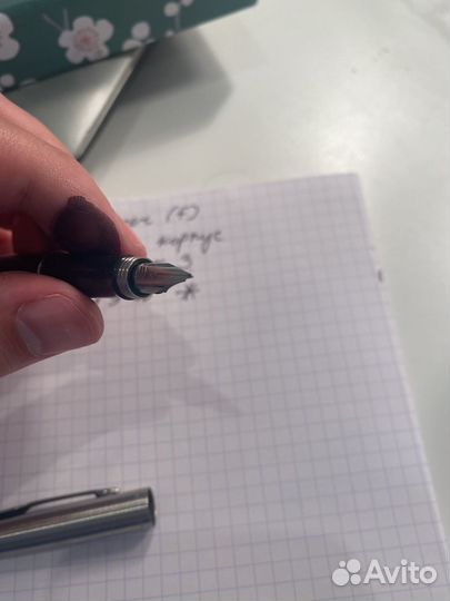 Перьевая ручка parker jotter (металлический)