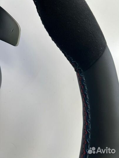 Руль бмв (кожа,алькантара )