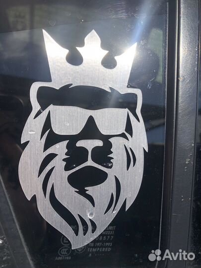 Надпись на авто