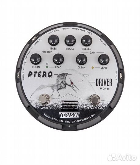 Гитарная педаль предусилитель лампа yerasov PD-5
