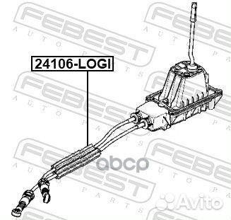 Трос коробки передач 24106logi Febest