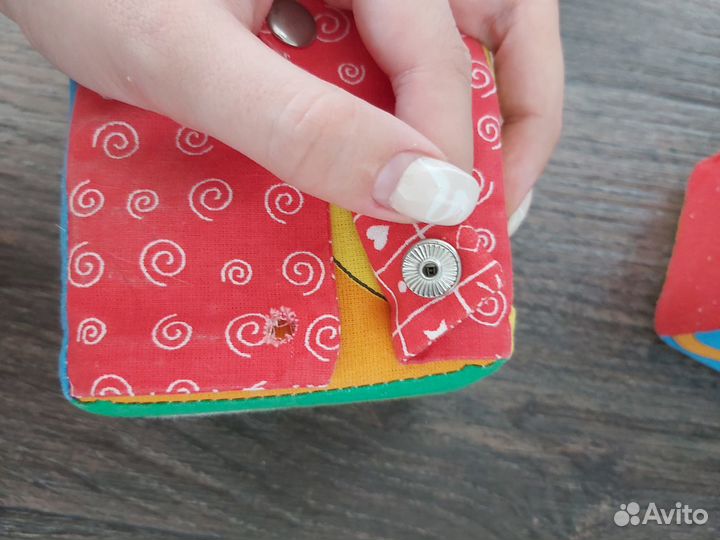 Кубики развивающие мягкие