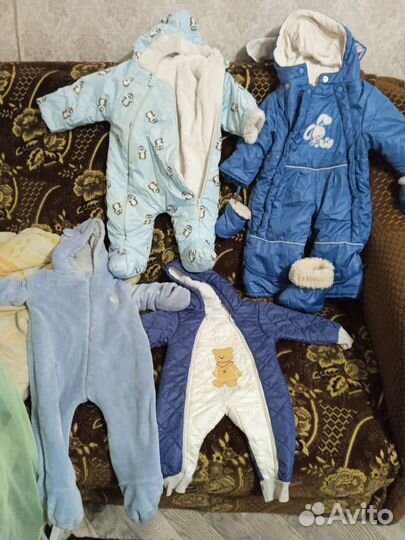 Комбинезон зимний 68 74