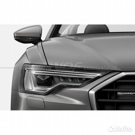 Плёнка для оклейки фар на автомобиле audi A6 (2018