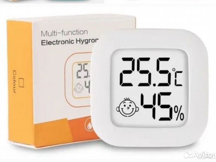 Новый электронный термометр гигрометр (3 цвета)