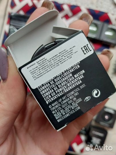 MAC косметика новая тени