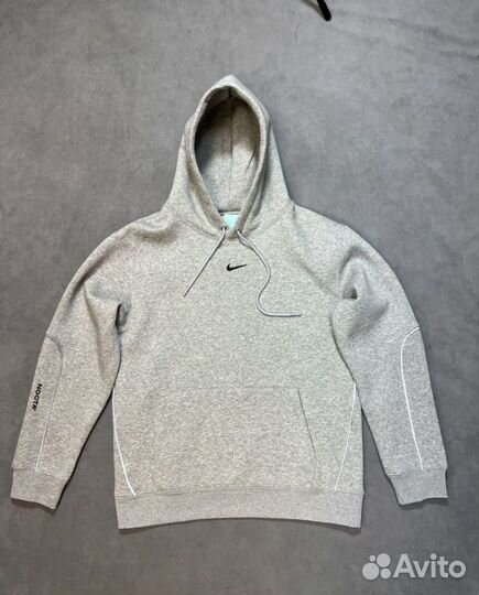 Худи Nike tech fleece серая