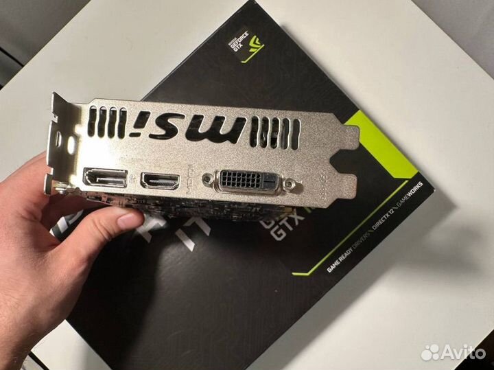 Видеокарта GeForce GTX 1050ti MSI Aero