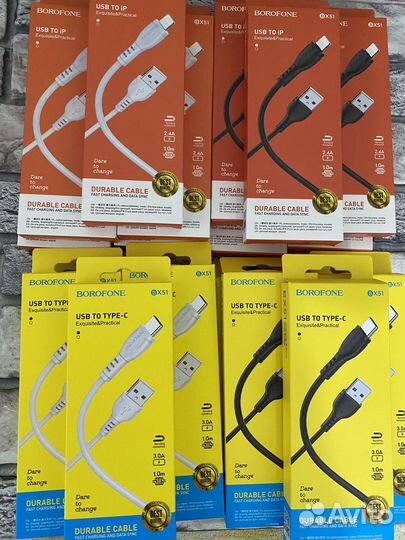 Кабеля для зарядки айфон/андроид