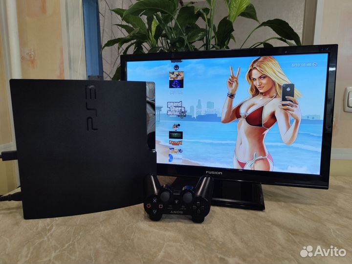 Sony Ps3 500gb (прошитая) 40 игр
