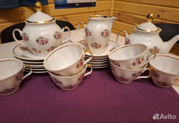 Сервиз чайный Сигулда рижский фарфор СССР