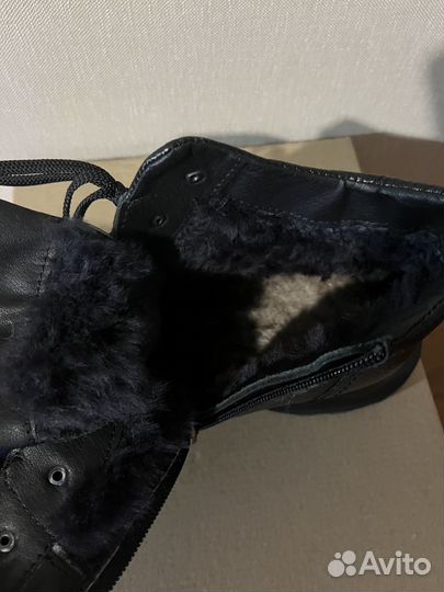 Ботинки мужские зимние натуральная кожа