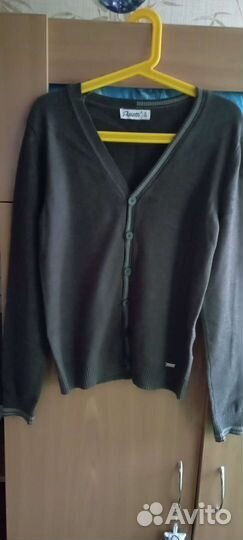 Кардиган школьны серый р140