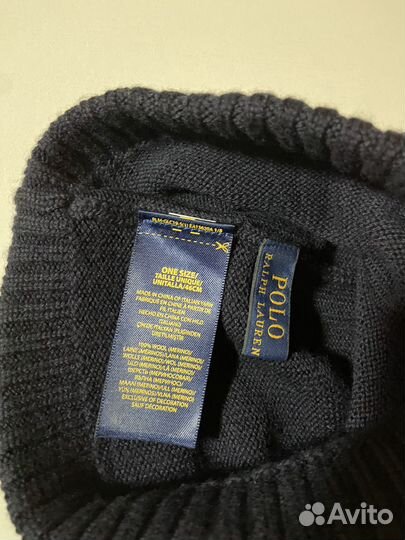 Мужская шапка polo ralph lauren оригинал