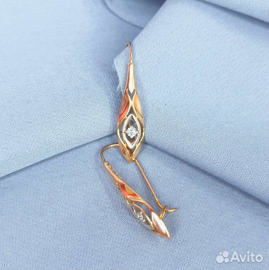 Золотые серьги