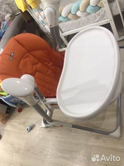 2в1 : Стул для кормления и качеля