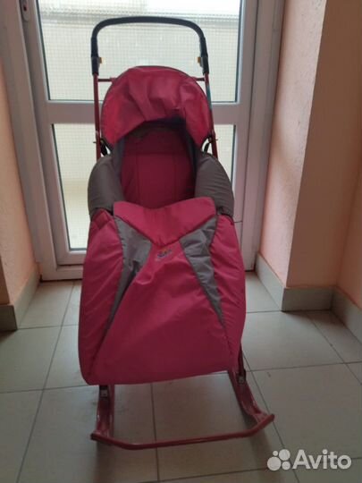 Детские санки с колесами