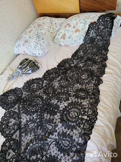 Шаль ажурная