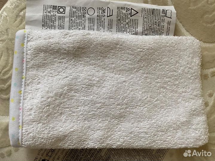 Мочалка для новорожденного варежка для купания