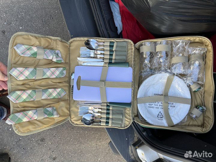 Набор посуды для пикника, туризма