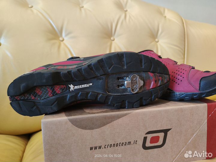 Контактные велоботинки мтб northwave с шипами