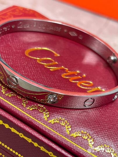 Браслет Cartier Love (камни)