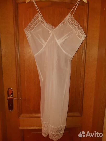Ночная сорочка нейлон винтаж комбинация капрон