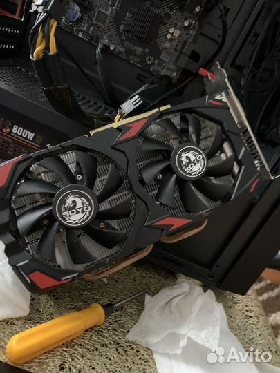 Видеокарта rx580 2048sp 8gb