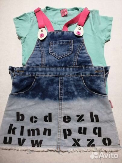 Одежда на девочку 3 - 4 года пакетом