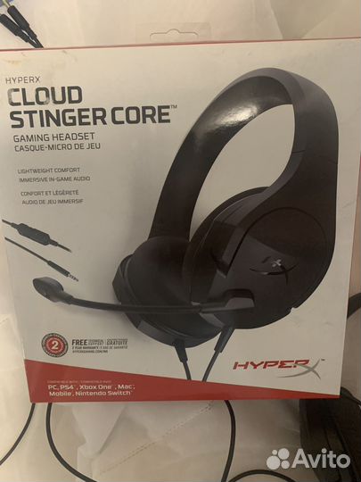 Наушники hyperx cloud stinger core