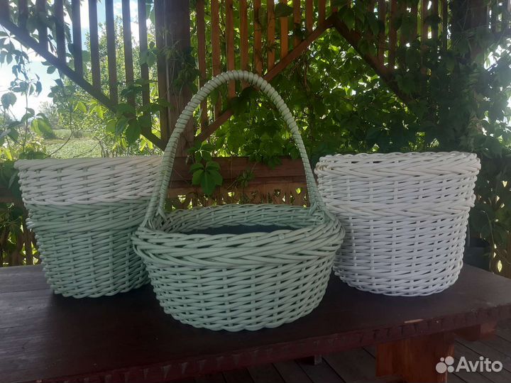 Корзина из ротанга