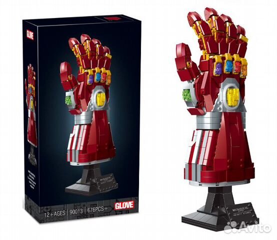 Конструктор Нано-перчатка Супер герои Мстители 676