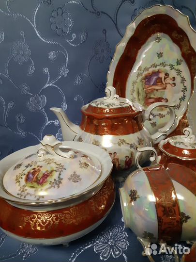 Чайный сервиз Герм. oscar schlegelmilch три грации
