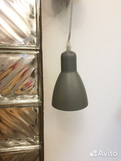 Светильник подвесной серый (матовый)