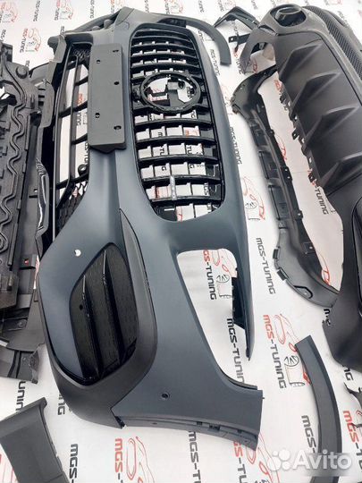 Обвес в стиле GLB35 черный Mercedes GLB-class X247