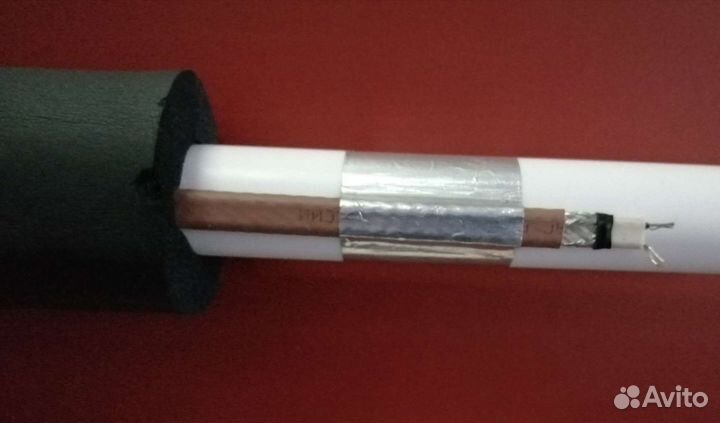 Греющий кабель для обогрева труб 16 Вт Россия