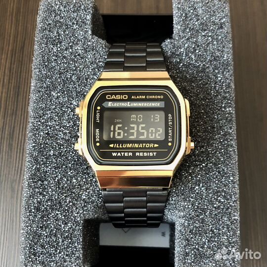 Электронные часы Casio Vintage A-168wegb-1B