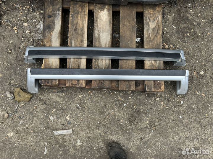 Рейлинги на крышу поперечины фольксваген туарег 1