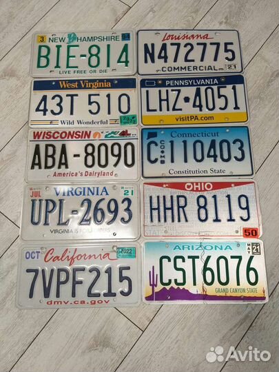Автомобильный номер США