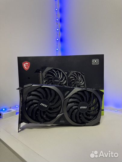 Msi RTX 3060 Ti с коробкой в хорошем состоянии