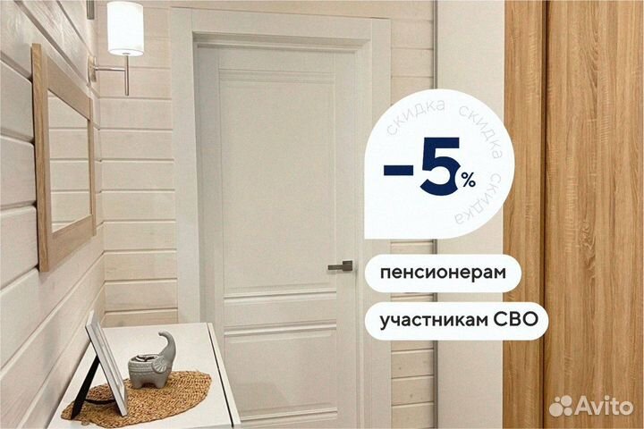 Двери межкомнатные из массива сосны