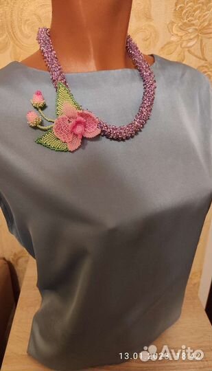 Колье из бисера 