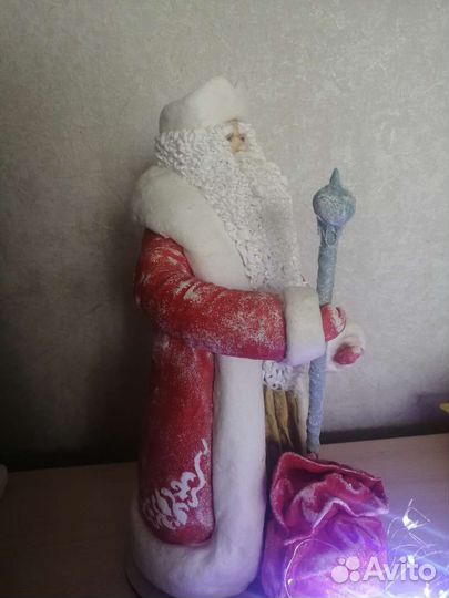 Ватные елочные игрушки